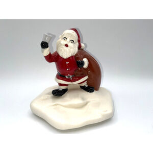 Vintage Japan Replacement Santa Claus Cookie Jar (LID ONLY) Replacement Top